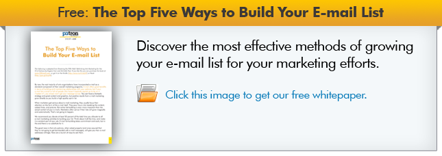 Download Top Five Ways to Build Your E-mail List